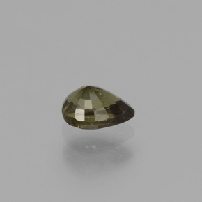 Granada de mudança de cor multicolorido natural 0,48ct, formato de pêra, VS