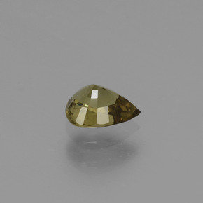 Granada de mudança de cor multicolorido natural 0,42ct, formato de pêra, VS