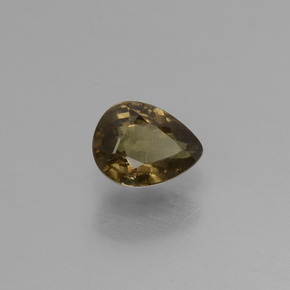 Granada de mudança de cor multicolorido natural 0,50ct, formato de pêra, VS