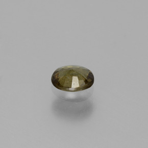 Granada que muda de cor Verde para Vermelho-Rosa Natural 0.49ct, Corte Oval, VS