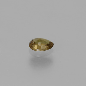 Granada de mudança de cor multicolorido natural 0,46ct, formato de pêra, VS