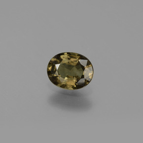 Granada que muda de cor Verde para Vermelho-Rosa Natural 0.70ct, Corte Oval, VS