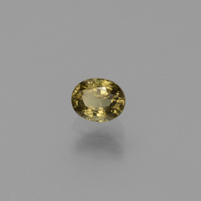 Granada de mudança de cor multicolorido natural 0,55ct, corte oval, VS