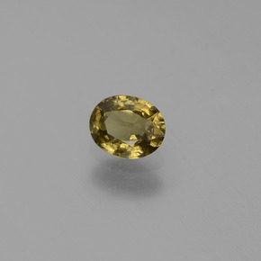 Granada de mudança de cor multicolorido natural 0,57ct, corte oval, VS