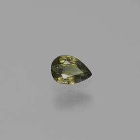 Granada de mudança de cor mudança de cor natural 0,43ct, formato de pêra, VS