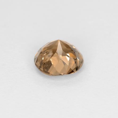 Granada de mudança de cor marrom natural 0,87ct, corte redondo, VS