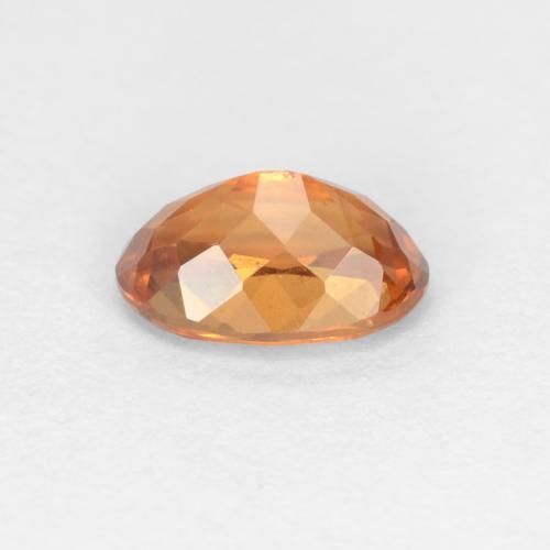 Granada de mudança de cor marrom natural 0,61ct, corte oval, VS