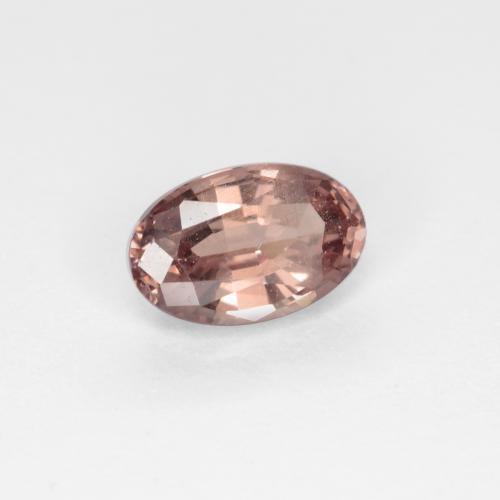 Granada que muda de cor Castanho claro médio Natural 0.60ct, Corte Oval, VS