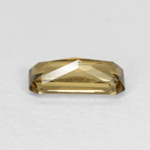 Granada que muda de cor amarelo médio Natural 0.66ct, Corte Esmeralda, VS