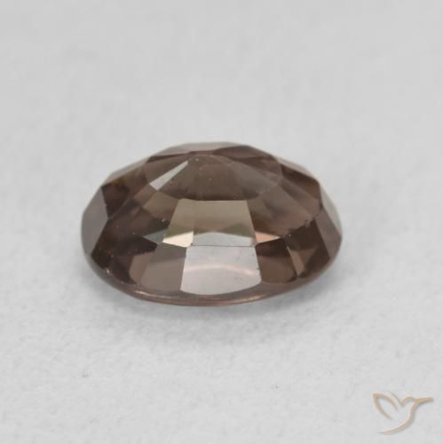 Granada que muda de cor Castanho claro médio Natural 1.58ct, oval, VVS-VS
