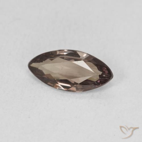 Granada que muda de cor Castanho claro médio Natural 1.23ct, Marquesa, VVS-VS