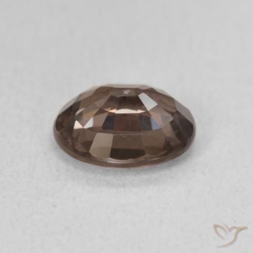 Granada que muda de cor Castanho claro médio Natural 1.76ct, oval, VVS-VS