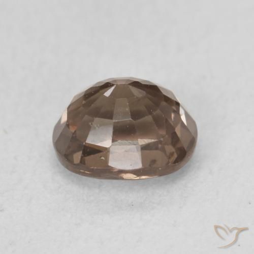 Granada que muda de cor Castanho claro médio Natural 1.07ct, oval, VVS-VS