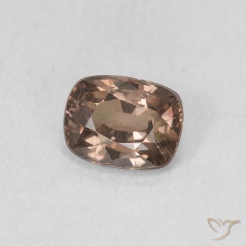 Granada que muda de cor Castanho claro médio Natural 0.98ct, Almofada, VS