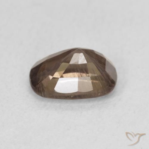 Granada que muda de cor Castanho claro médio Natural 1.58ct, Almofada, VS