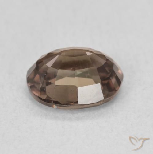 Granada que muda de cor Castanho claro médio Natural 1.23ct, oval, VS