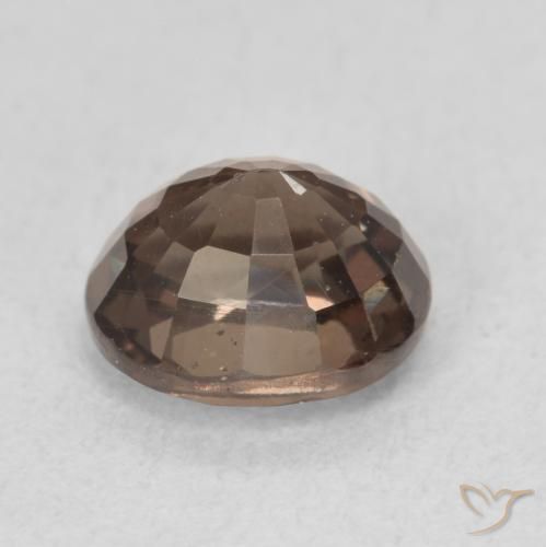 Granada que muda de cor Castanho claro médio Natural 1.60ct, oval, VS