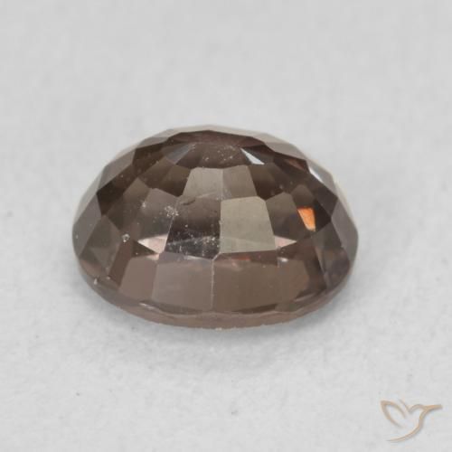 Granada que muda de cor Marrom escuro Natural 1.36ct, oval, VS