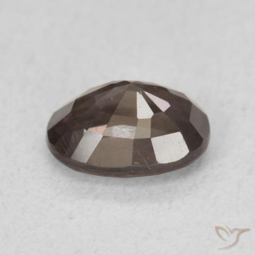 Granada que muda de cor Marrom escuro Natural 1.06ct, oval, VS