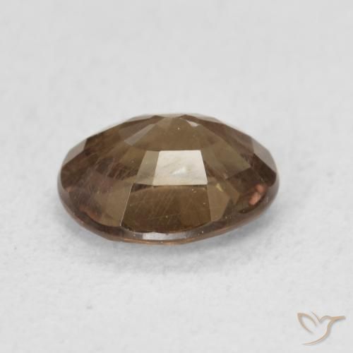 Granada que muda de cor Marrom escuro Natural 1.01ct, oval, VS
