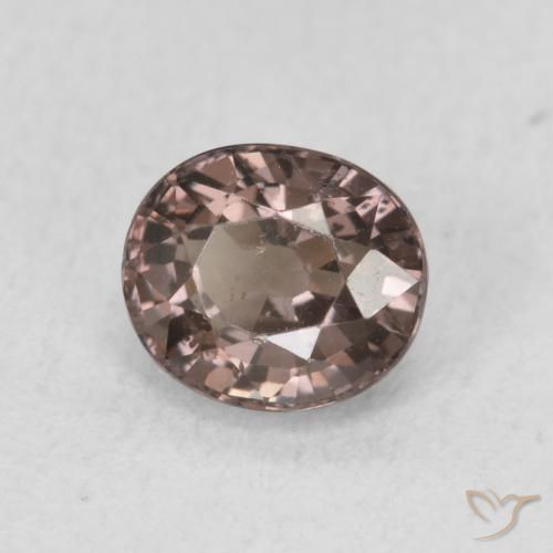 Granada que muda de cor Marrom escuro Natural 1.00ct, oval, VS