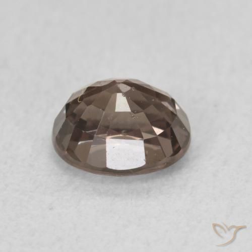 Granada que muda de cor Marrom escuro Natural 1.00ct, oval, VS
