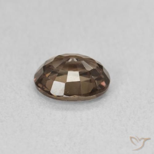 Granada que muda de cor Marrom Quente Natural 1.03ct, oval, VVS