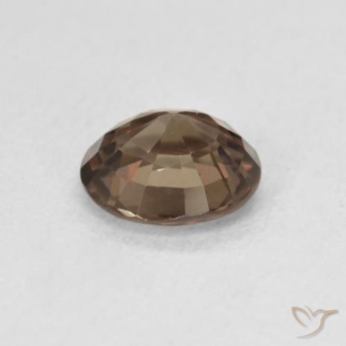 Granada que muda de cor Castanho médio Natural 1.35ct, oval, VVS