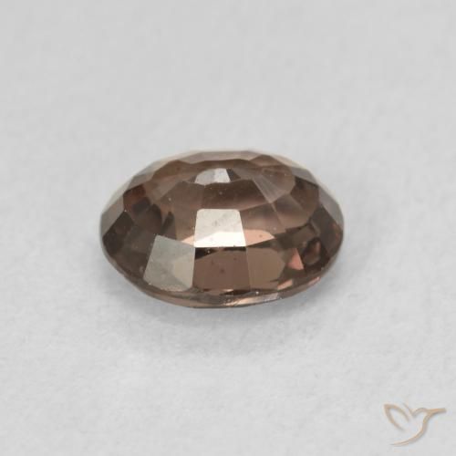 Granada que muda de cor Castanho médio Natural 1.39ct, oval, VVS