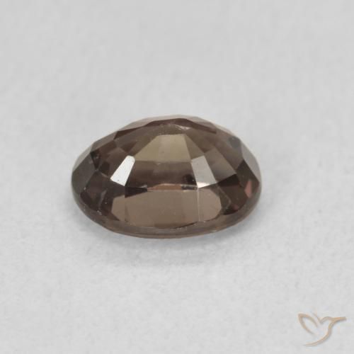 Granada que muda de cor Castanho claro médio Natural 1.38ct, Corte Oval, VVS