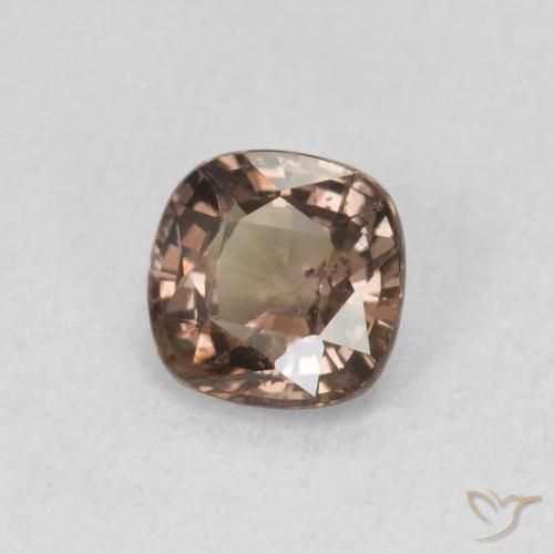 Granada que muda de cor Castanho claro médio Natural 0.93ct, Almofada, VS