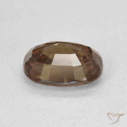 Granada que muda de cor Gingerbread Marrom Natural 1.62ct, Almofada, VS