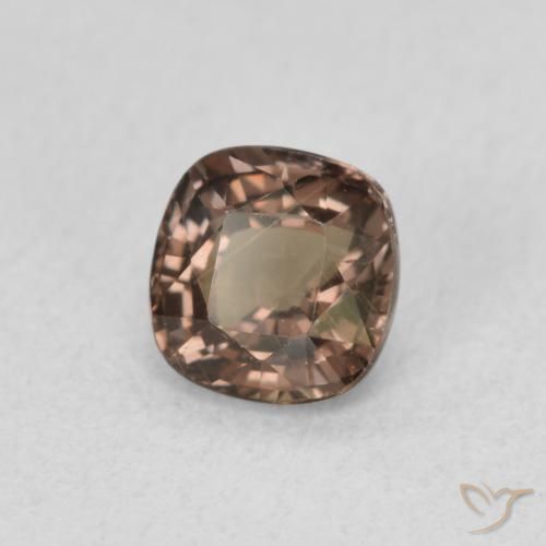 Granada que muda de cor Gingerbread Marrom Natural 1.06ct, Almofada, VS