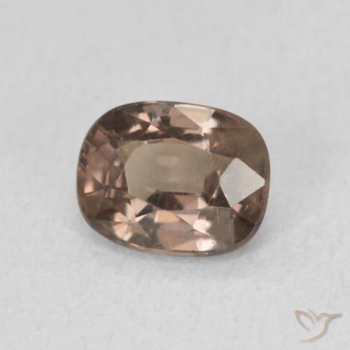 Granada que muda de cor Castanho claro médio Natural 1.13ct, Almofada, VS