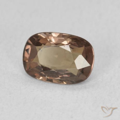 Granada que muda de cor Castanho claro médio Natural 0.97ct, Almofada, VS