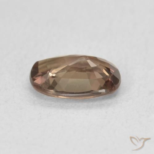 Granada que muda de cor Castanho claro médio Natural 0.97ct, Almofada, VS
