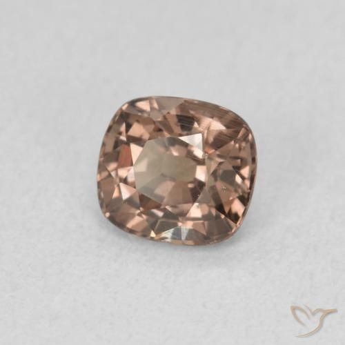 Granada que muda de cor Castanho médio Natural 0.95ct, Almofada, VS