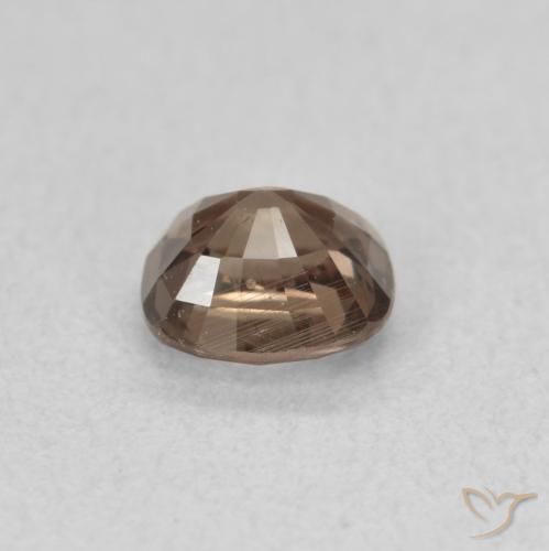 Granada que muda de cor Castanho médio Natural 0.95ct, Almofada, VS
