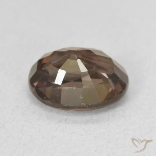 Granada que muda de cor Castanho médio Natural 1.78ct, oval, VVS-VS