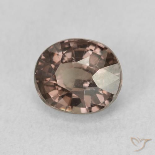 Granada que muda de cor Castanho médio Natural 1.20ct, oval, VVS