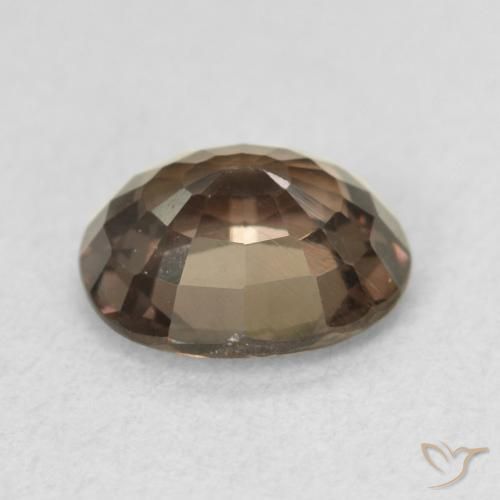 Granada que muda de cor Pecan Brown Natural 1.46ct, Almofada, VVS-VS