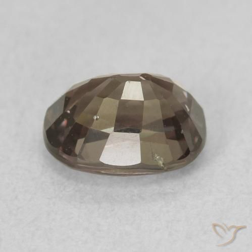 Granada que muda de cor Castanho claro médio Natural 1.03ct, Almofada, VVS-VS