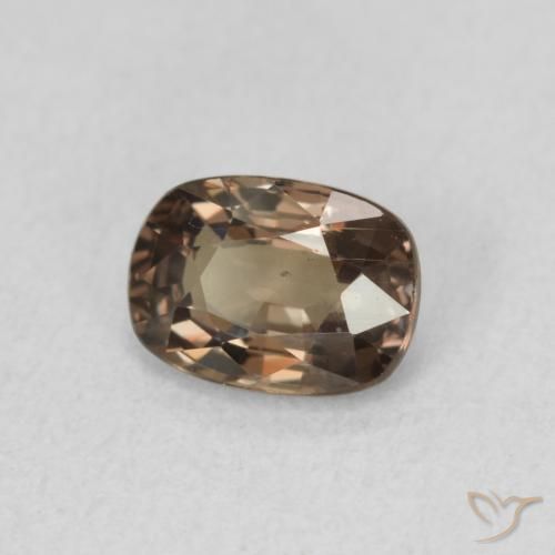 Granada que muda de cor Castanho claro médio Natural 0.97ct, Almofada, VS