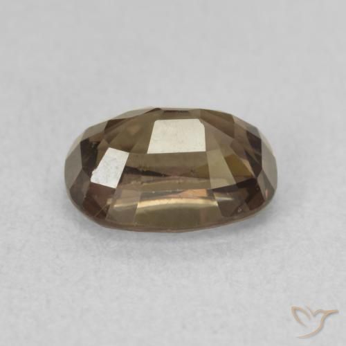 Granada que muda de cor Castanho claro médio Natural 1.52ct, Almofada, VS