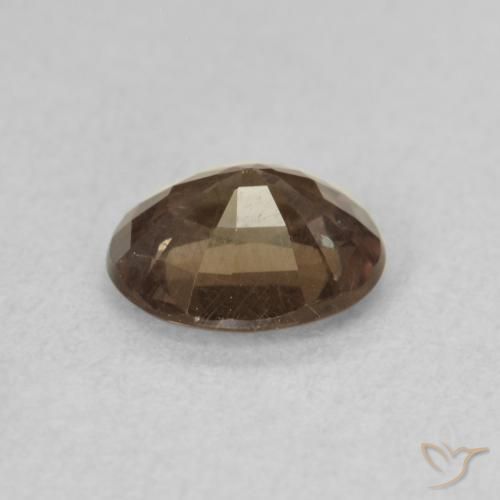 Granada que muda de cor Castanho claro médio Natural 1.07ct, oval, VS