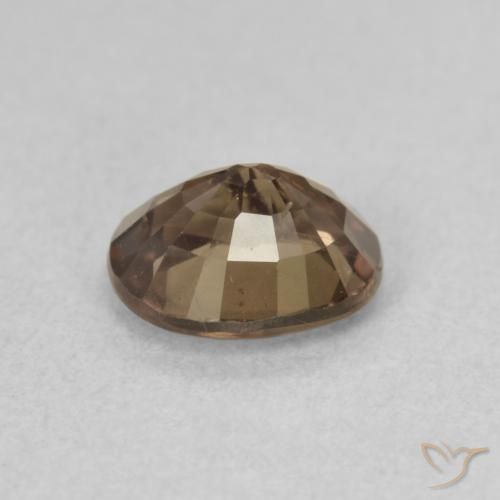 Granada que muda de cor Castanho claro médio Natural 1.16ct, oval, VS