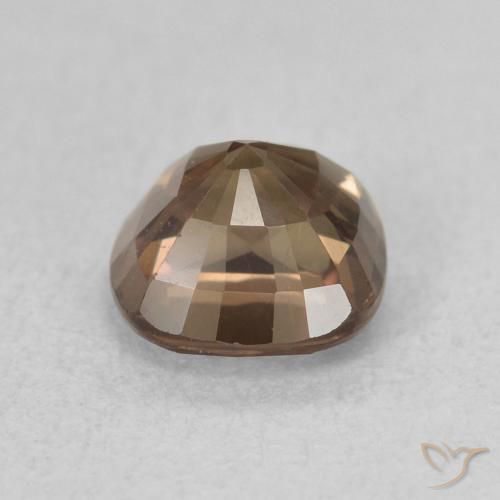 Granada que muda de cor Marrom escuro Natural 1.28ct, Almofada, VS