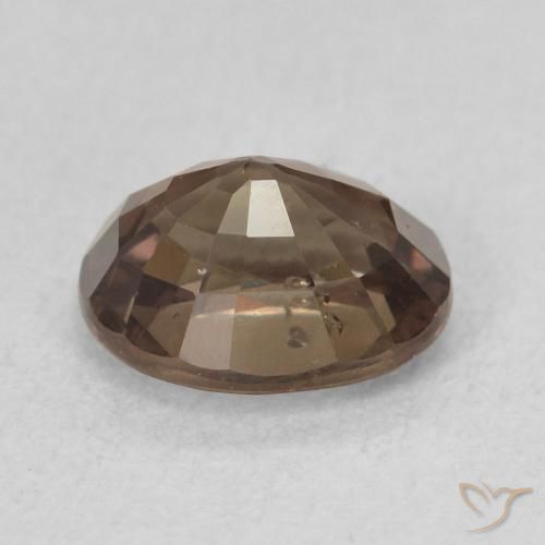 Granada que muda de cor Marrom escuro Natural 1.57ct, oval, VS