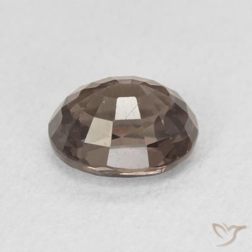 Granada que muda de cor Castanho claro médio Natural 1.17ct, oval, VS