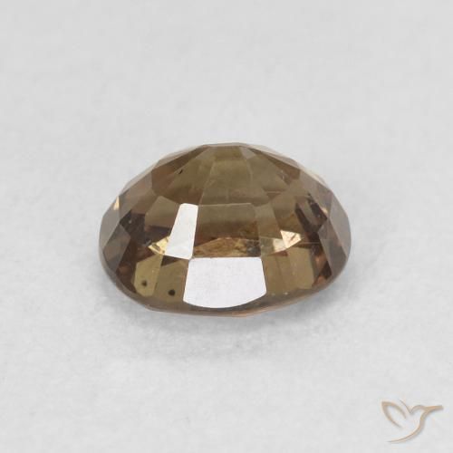 Granada que muda de cor Marrom escuro Natural 0.94ct, oval, VS